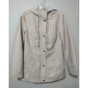 Reserved Women's Cream Hooded Jacket UK Size 6